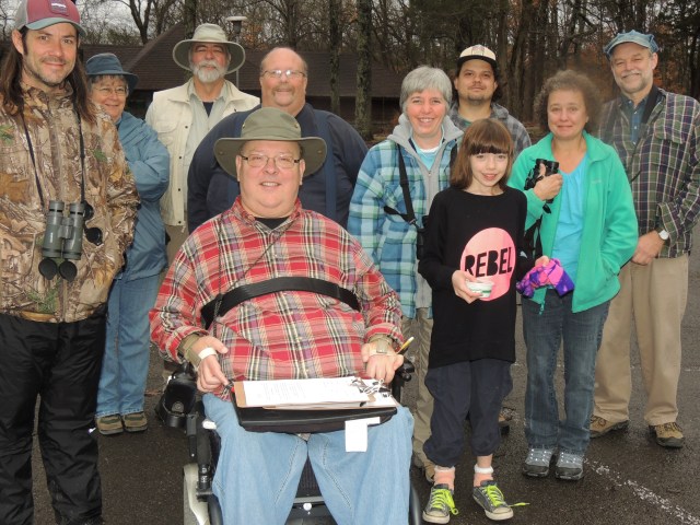Christmas Bird Count crew about to head out to count birds - Monday, 2 January 2017